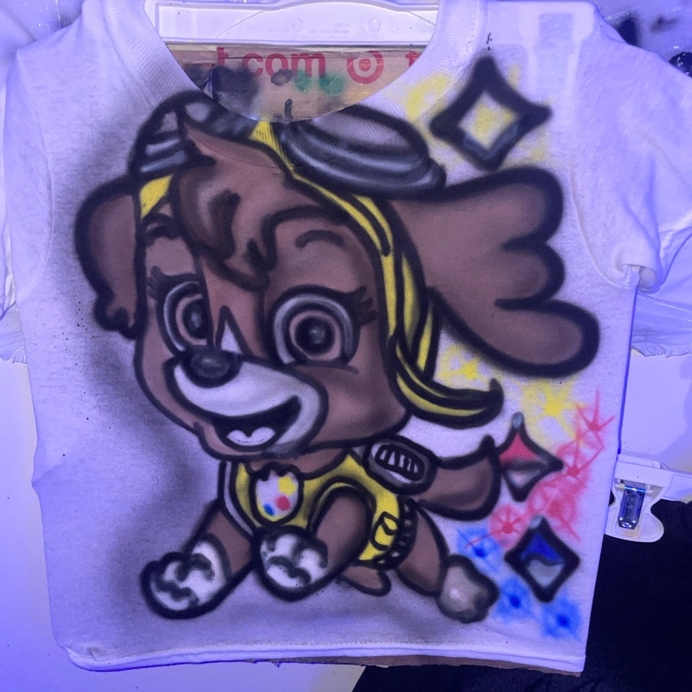 Airbrush paw patrol